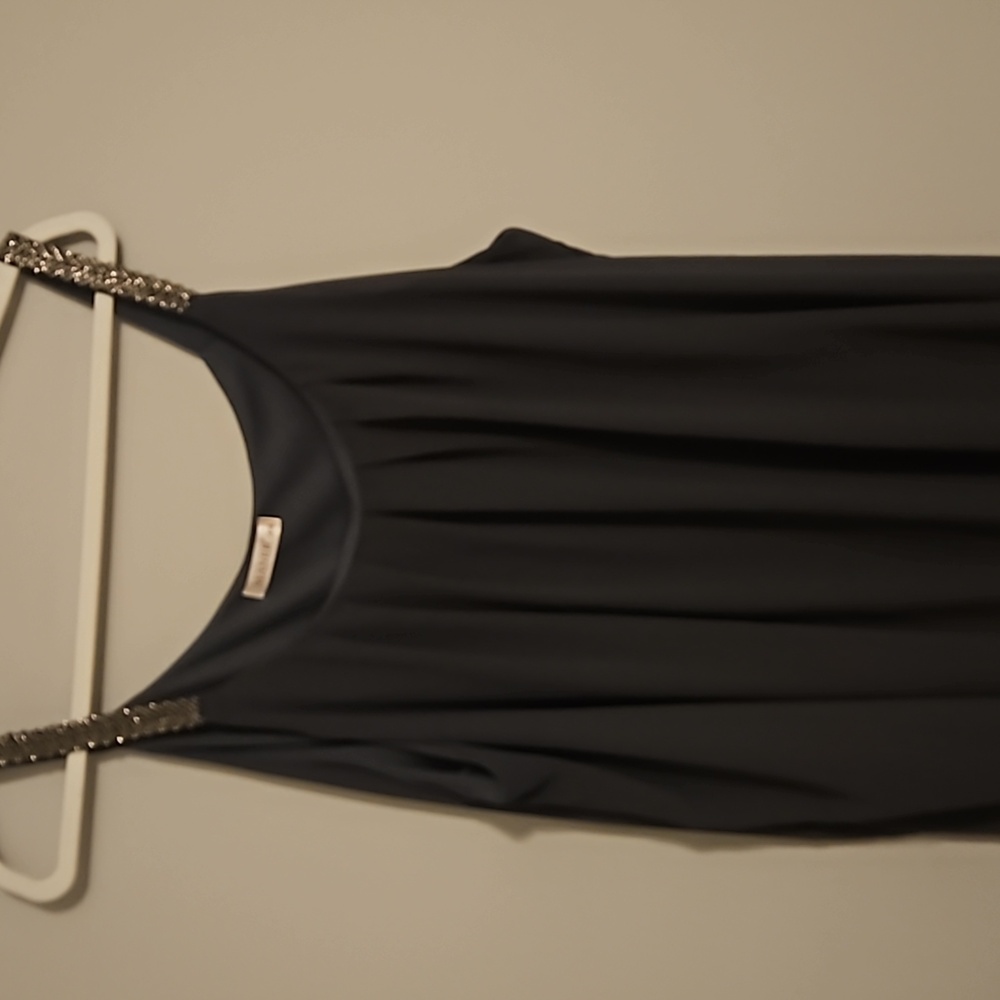 Sleeveless Dress Cami with Bead Detailed Straps